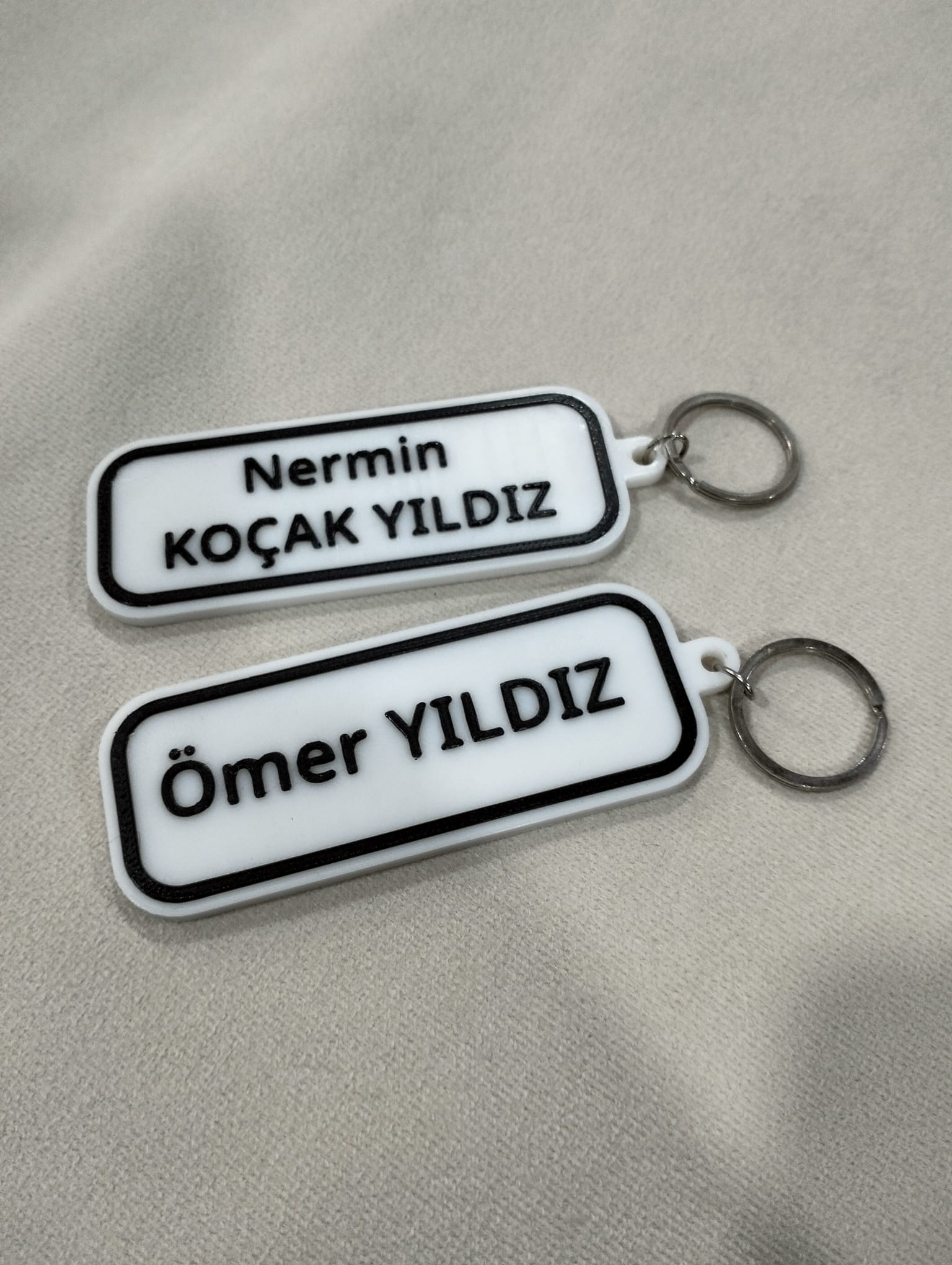 3D Baskı Kişiye Özel Anahtarlık